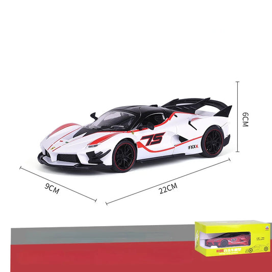 1:24 Ferrari FXXK FXX K Model Car Boy Toy Car Children'S Toy Gift Collection with Return Force F358