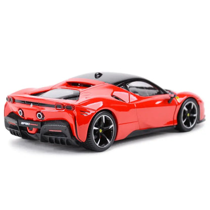 Bburago 1:24 Ferrari SF90 Stradale Sports Car Static Die Cast Vehicles Collectible Model Car Toys