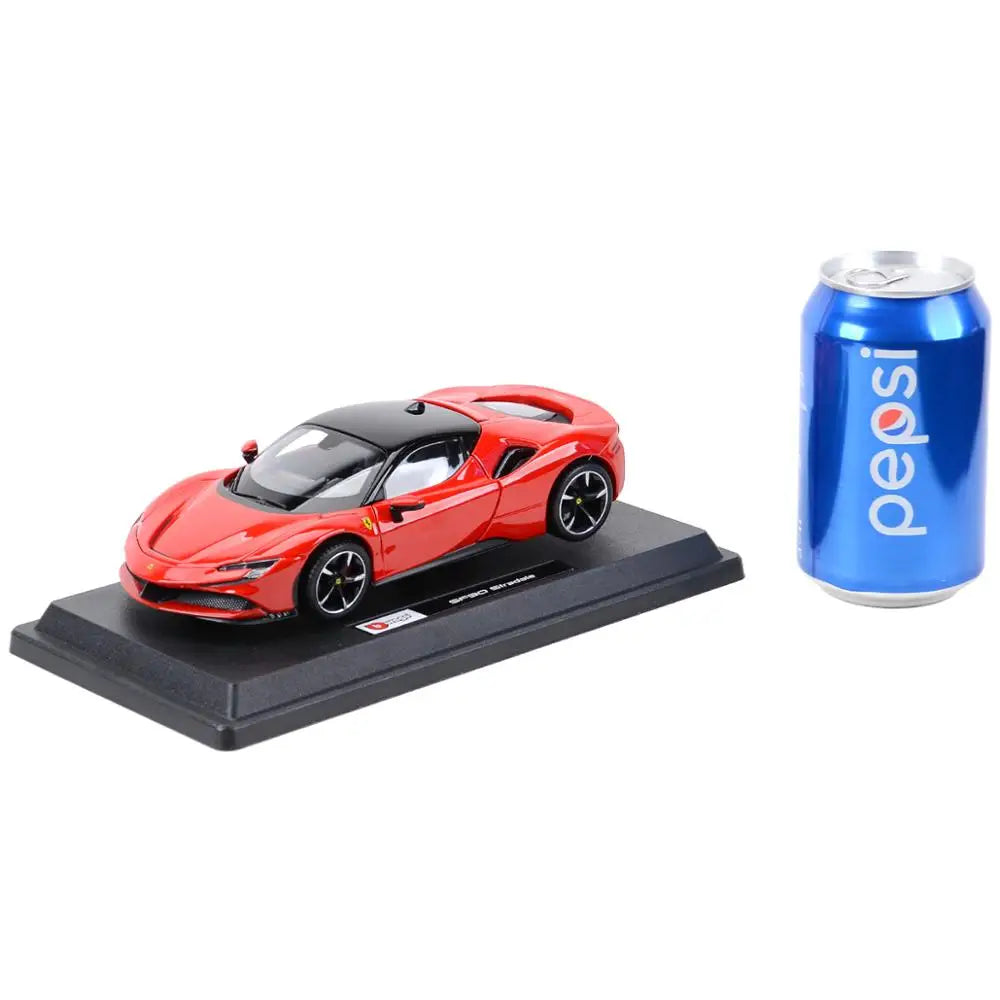 Bburago 1:24 Ferrari SF90 Stradale Sports Car Static Die Cast Vehicles Collectible Model Car Toys