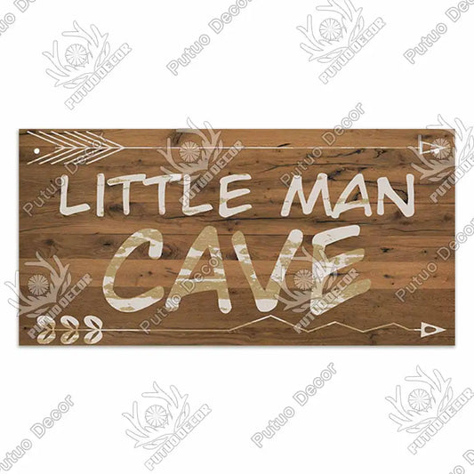 -Funny Man Cave Sign, Wooden Plaques, Decorative Plaque for Man Cave, Home Decor, Room Door Hanging Decoration